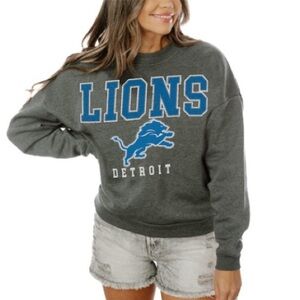 NWT Women's Detroit Lions Gameday Bring The Energy Crewneck Sweatshirt